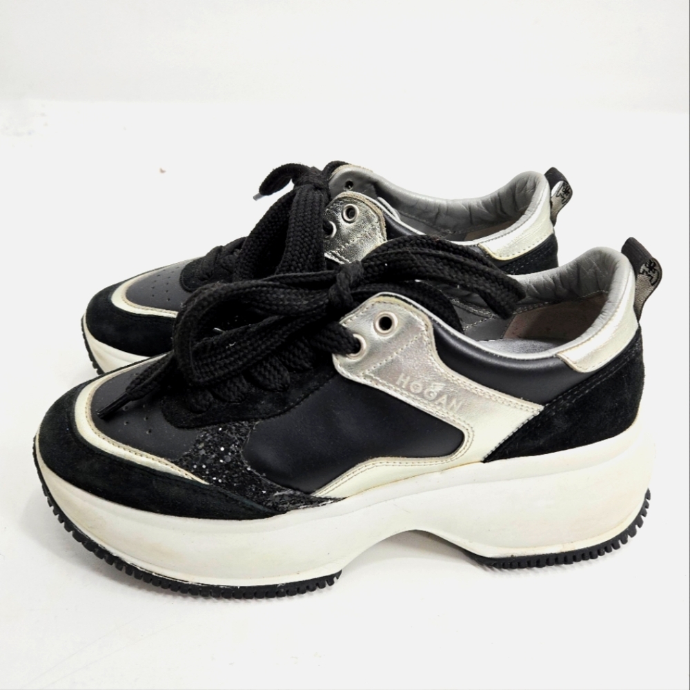 Hogan Maxi Active Black and White‎ Sneakers - Picture 6 of 14